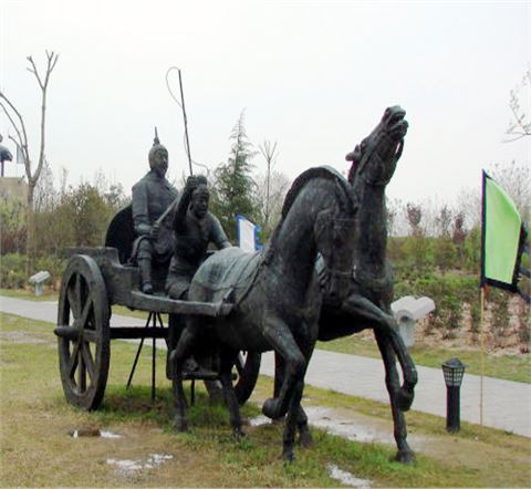 《合肥三國遺址公園》-公園景區(qū)景觀雕塑